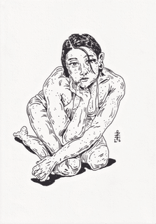 portrait-of-izzy-kneeling-the-pose-archives-2026
